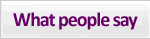 What people say